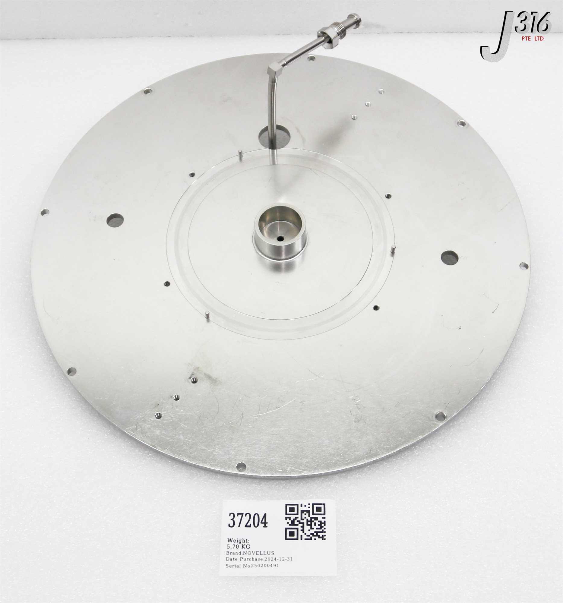 37204 NOVELLUS PLATE, GAS DIST, BOTTOM, SEQ-X 16-143136-00 | eBay